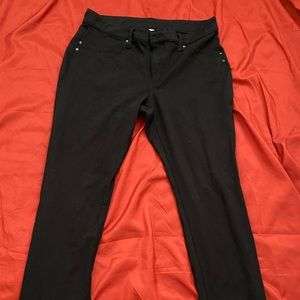 Black Stretchy Work Pants